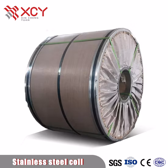 AISI ASTM SUS 304 304L 316 316L Serie Edelstahlspule 0,5*1250 mm 0,4*1000 mm warmgewalztes kaltgewalztes Material SS-Spule