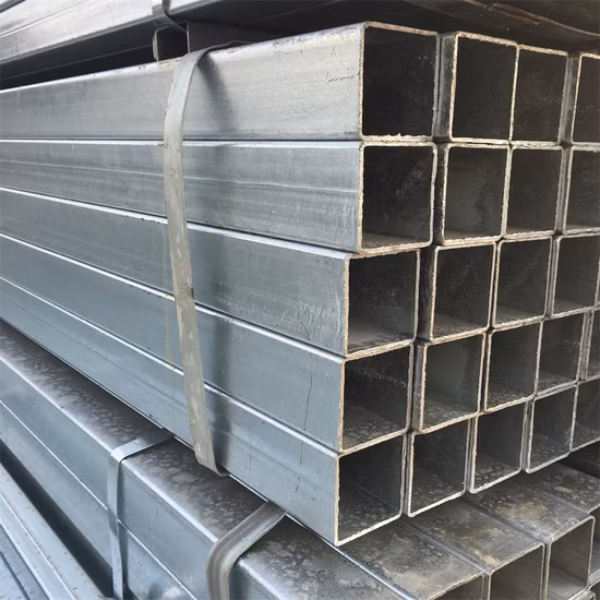 China Großhandel versteckte Gasrohre, feuerverzinkter Gewindeprozess, nahtlos, Gi Q195, Q235B, Zinkbeschichtung, Z275, Z100, verzinktes Rohr, verzinktes rechteckiges Stahlrohr